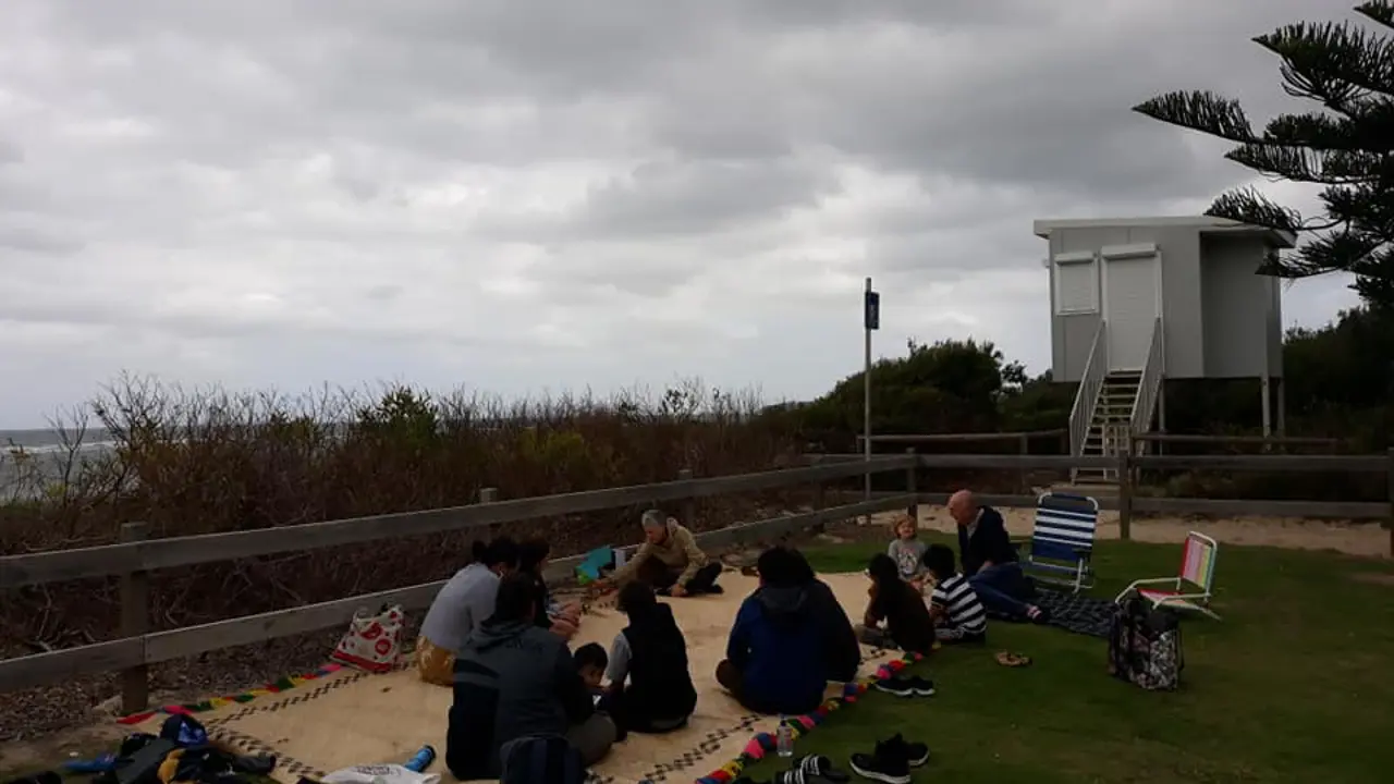 Celebrating creation at the beach