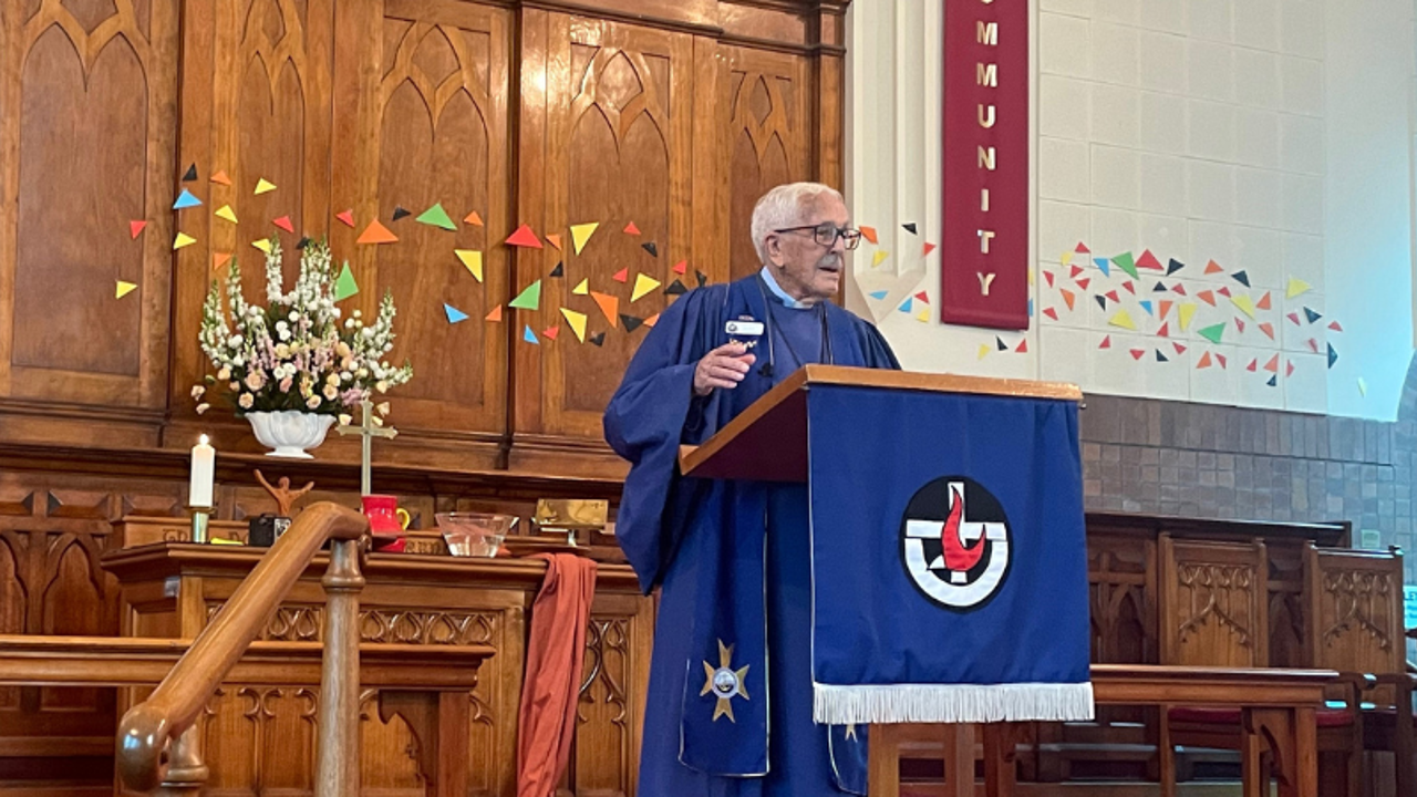 Rev. Wrightson Honoured for Decades of Service at Hamilton Uniting