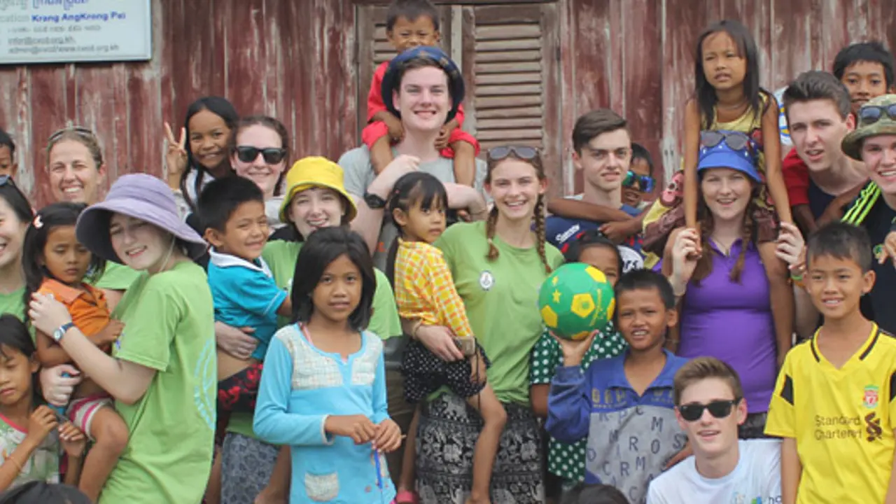 Sydney students impact young lives in Cambodia