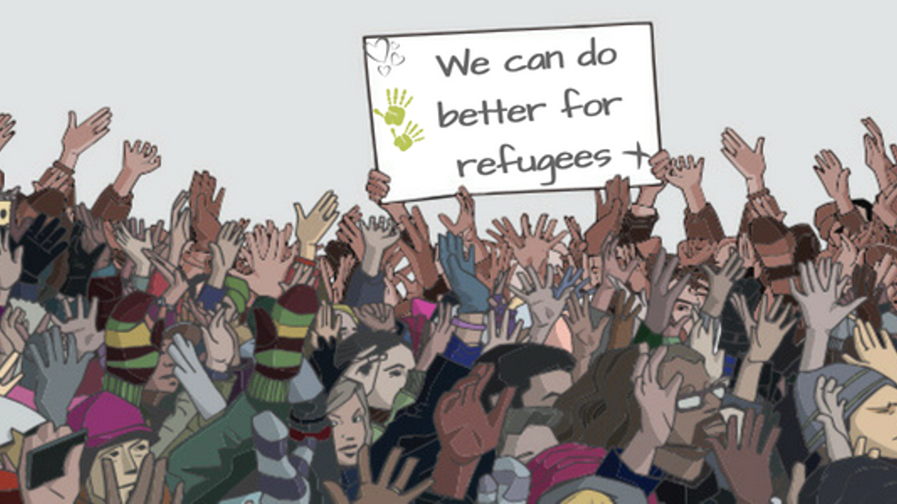 ‘Hostage Happening’ protest to free refugees on Manus and Nauru