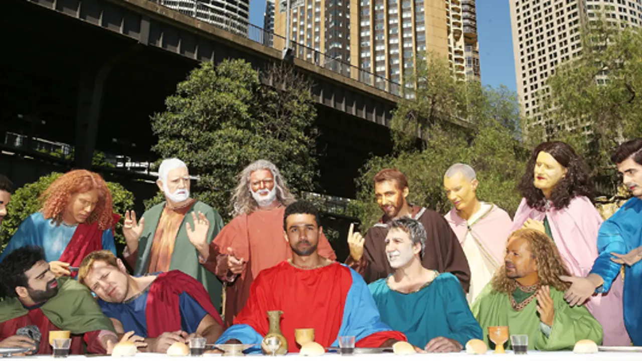 Striking recreation of Da Vinci’s Last Supper dazzles Sydneysiders