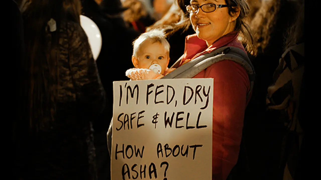 Baby Asha, you are welcome here