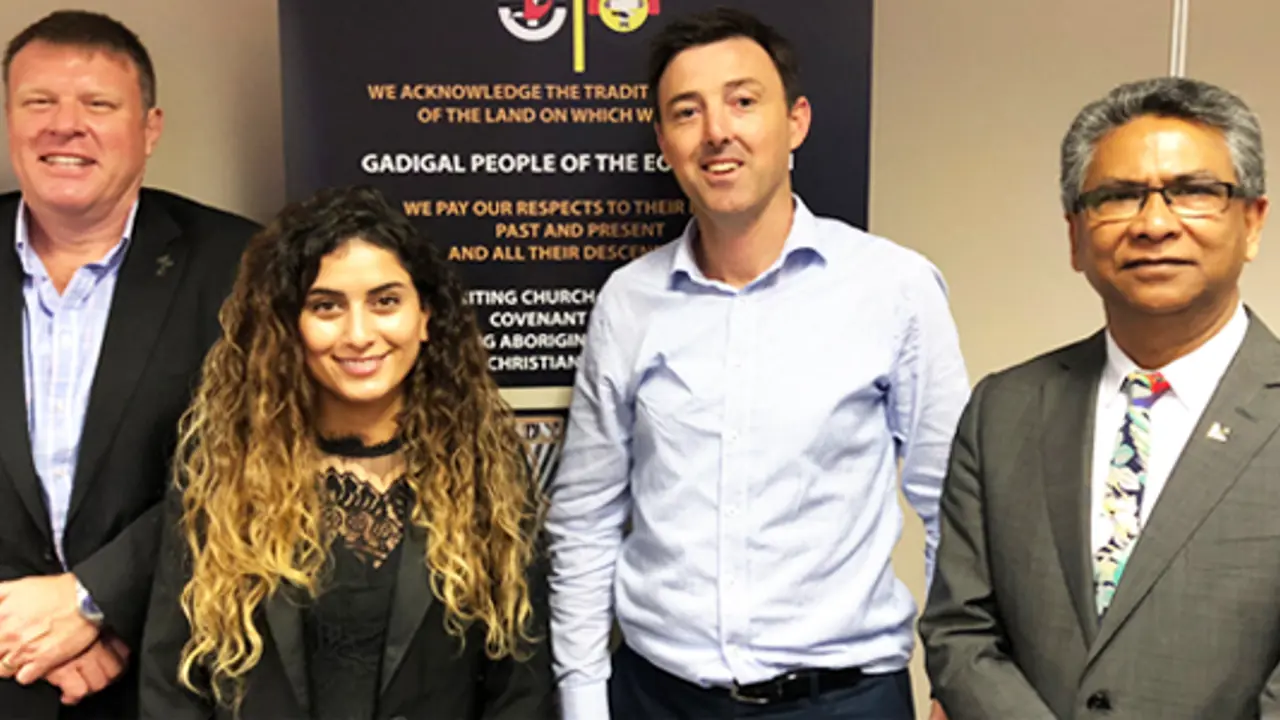 Areej Masoud Meets With Uniting Church Members