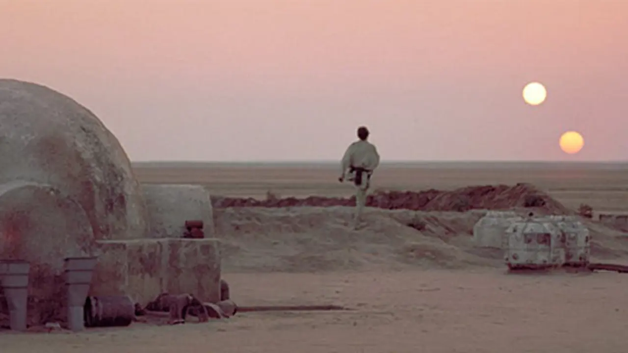 Two Moons At Sunset
