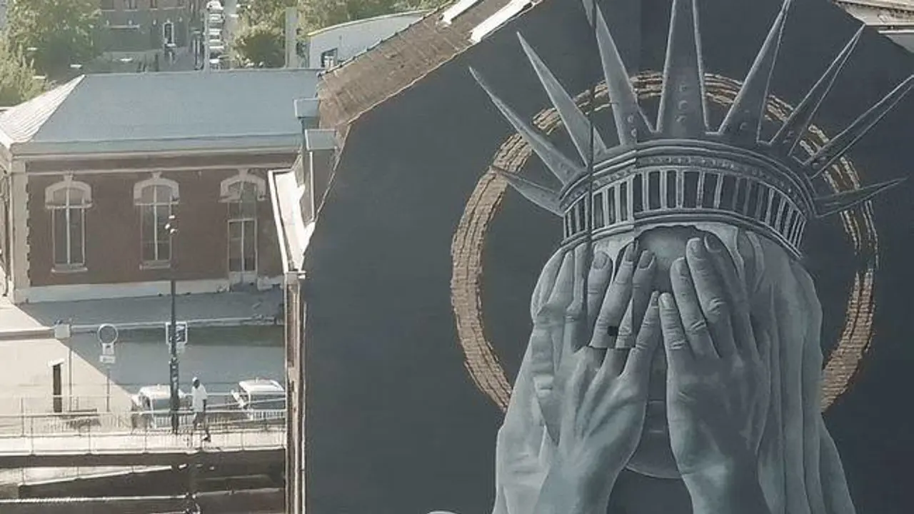 A Mural in France Confronts America’s Immigration Shame