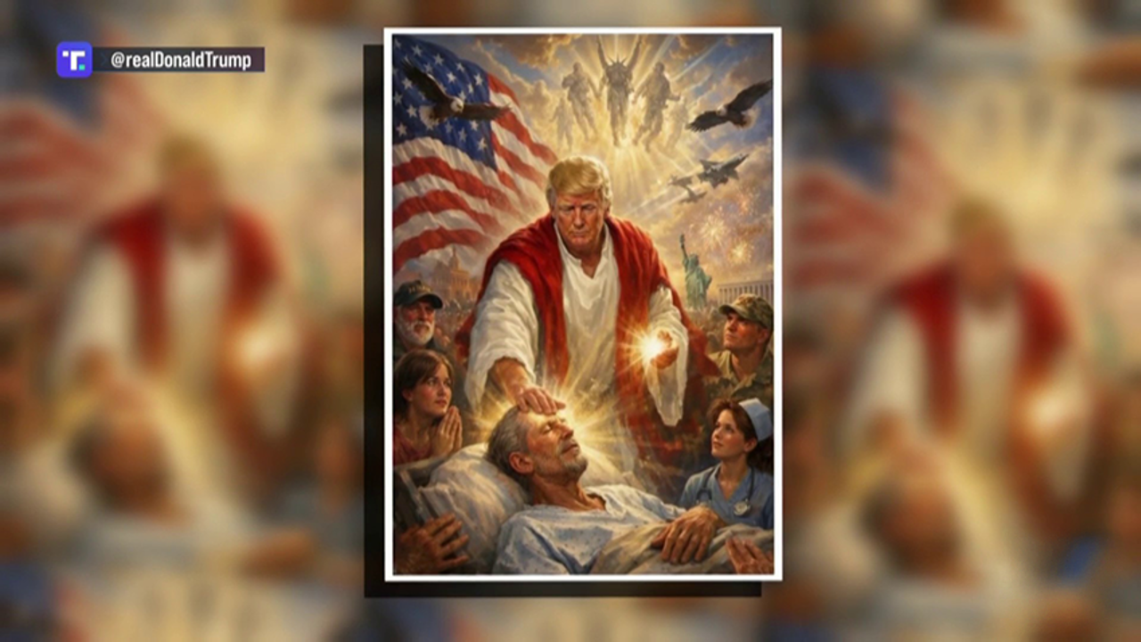 Faith Leaders Condemn Trump’s “Jesus” Image as Blasphemous and Deeply Offensive