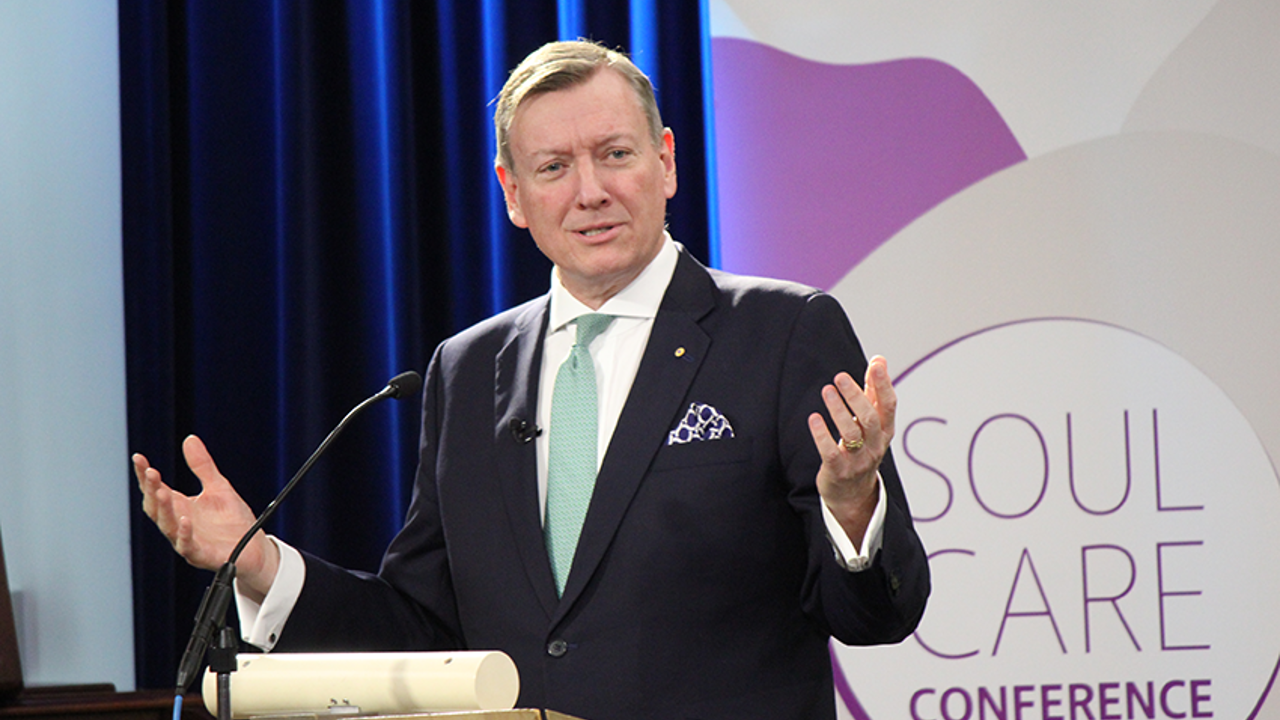 John Brogden addresses Soul Care Conference